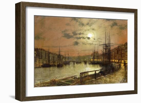 Whitby-John Atkinson Grimshaw-Framed Giclee Print