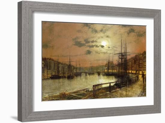 Whitby-John Atkinson Grimshaw-Framed Giclee Print