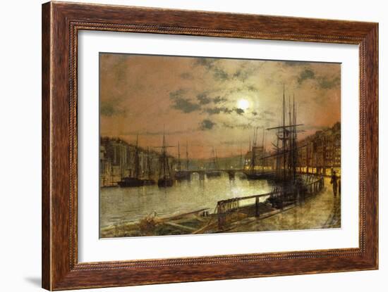 Whitby-John Atkinson Grimshaw-Framed Giclee Print