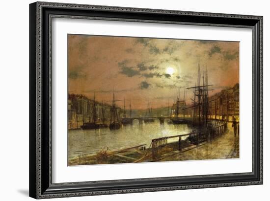 Whitby-John Atkinson Grimshaw-Framed Giclee Print