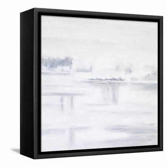 White Abstract I-Hyunah Kim-Framed Stretched Canvas
