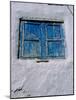 White Adobe Wall, Windows Painted Blue, Cuzco, Peru-Cindy Miller Hopkins-Mounted Photographic Print