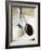 White and Dark Couverture on Spoons-Debi Treloar-Framed Photographic Print