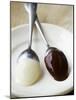 White and Dark Couverture on Spoons-Debi Treloar-Mounted Photographic Print