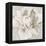 White and Gold Peonia-Asia Jensen-Framed Stretched Canvas