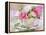 White and Pink Roses and Heather in a Cup-Friedrich Strauss-Framed Premier Image Canvas