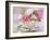 White and Pink Roses and Heather in a Cup-Friedrich Strauss-Framed Photographic Print