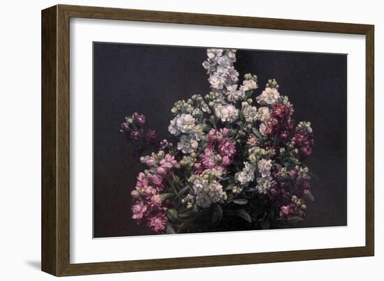 White and Purple Stock-Henri Fantin-Latour-Framed Art Print