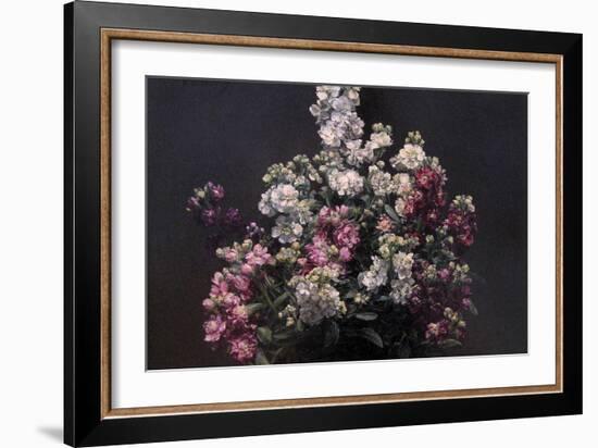 White and Purple Stock-Henri Fantin-Latour-Framed Art Print