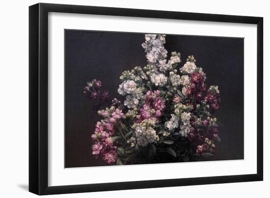 White and Purple Stock-Henri Fantin-Latour-Framed Art Print
