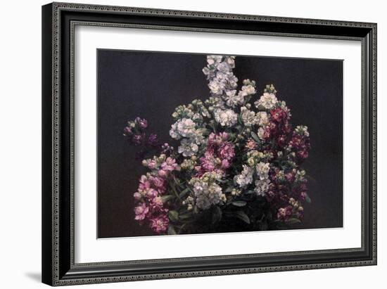 White and Purple Stock-Henri Fantin-Latour-Framed Art Print