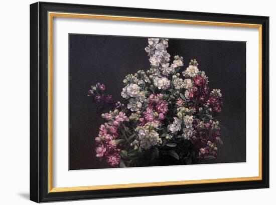 White and Purple Stock-Henri Fantin-Latour-Framed Art Print