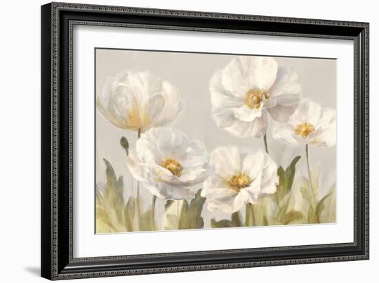 White Anemones-Danhui Nai-Framed Premium Giclee Print