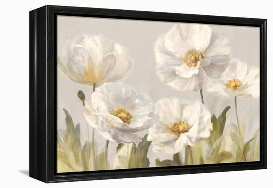 White Anemones-Danhui Nai-Framed Stretched Canvas