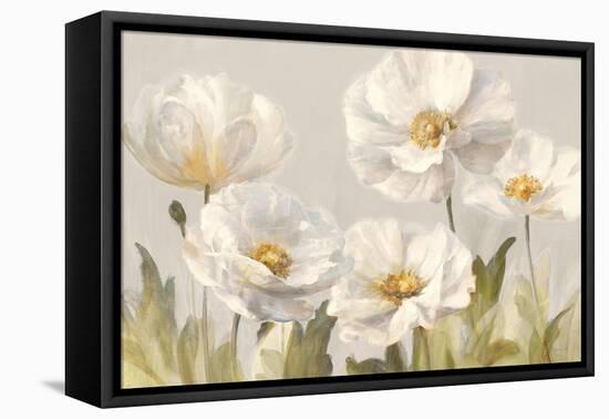 White Anemones-Danhui Nai-Framed Stretched Canvas