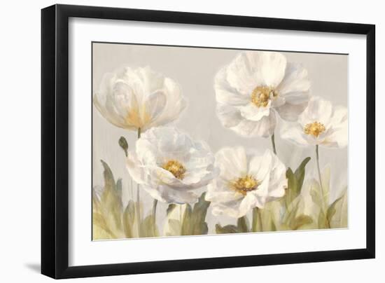 White Anemones-Danhui Nai-Framed Art Print