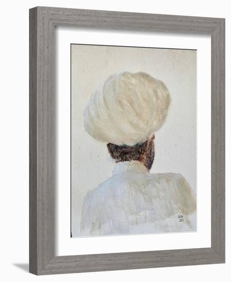 White Backview-Lincoln Seligman-Framed Giclee Print