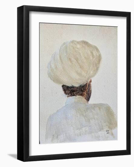 White Backview-Lincoln Seligman-Framed Giclee Print