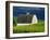 White Barn and Canola Field-Darrell Gulin-Framed Premium Photographic Print