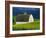 White Barn and Canola Field-Darrell Gulin-Framed Premium Photographic Print