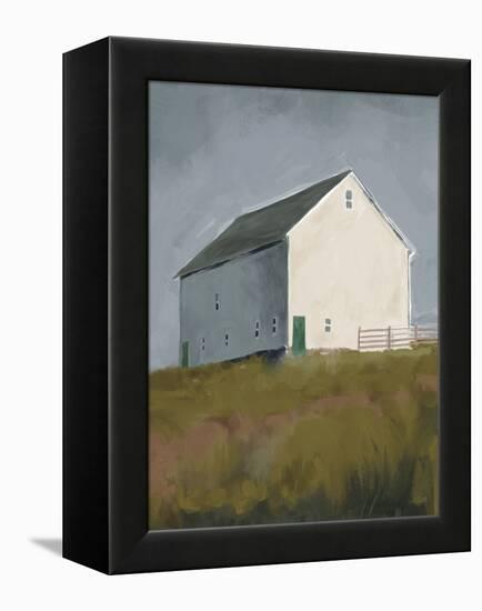 White Barn Crop-Anne Tavoletti-Framed Stretched Canvas