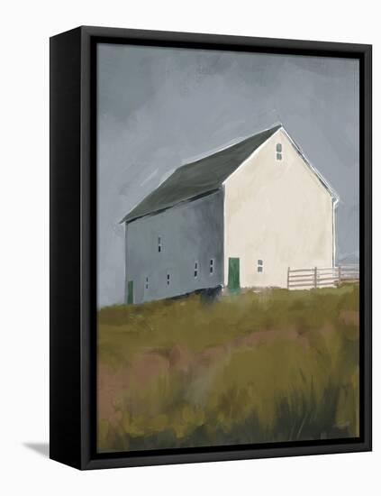 White Barn Crop-Anne Tavoletti-Framed Stretched Canvas