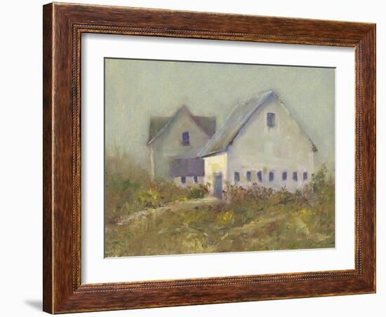 White Barn I-Marilyn Wendling-Framed Art Print