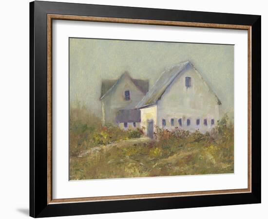 White Barn I-Marilyn Wendling-Framed Art Print