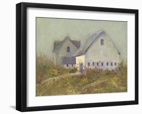 White Barn I-Marilyn Wendling-Framed Art Print