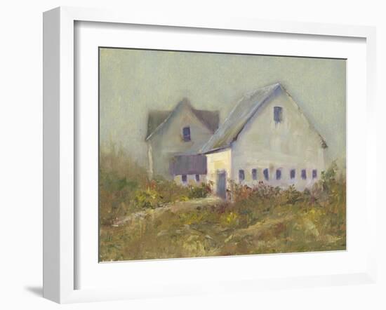 White Barn I-Marilyn Wendling-Framed Art Print