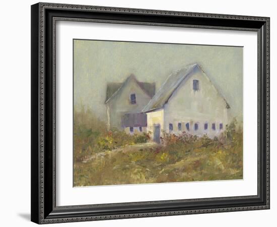 White Barn I-Marilyn Wendling-Framed Art Print