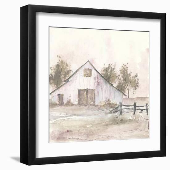 White Barn II-Chris Paschke-Framed Art Print