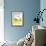 White Barn on Citron I-Jennifer Goldberger-Framed Art Print displayed on a wall