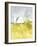 White Barn on Citron II-Jennifer Goldberger-Framed Art Print