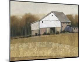 White Barn View I-Tim O'toole-Mounted Art Print