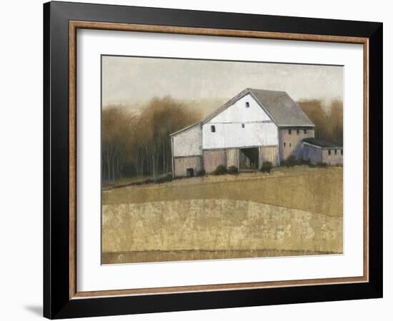 White Barn View I-Tim O'toole-Framed Art Print