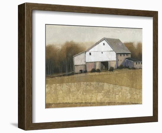 White Barn View I-Tim O'toole-Framed Premium Giclee Print