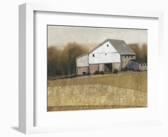 White Barn View I-Tim O'toole-Framed Premium Giclee Print