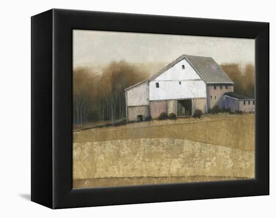 White Barn View I-Tim O'toole-Framed Stretched Canvas