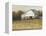 White Barn View I-Tim O'toole-Framed Stretched Canvas