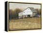 White Barn View I-Tim O'toole-Framed Stretched Canvas