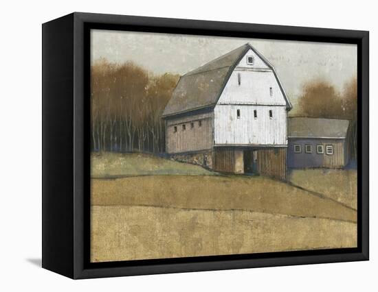 White Barn View II-Tim O'toole-Framed Stretched Canvas