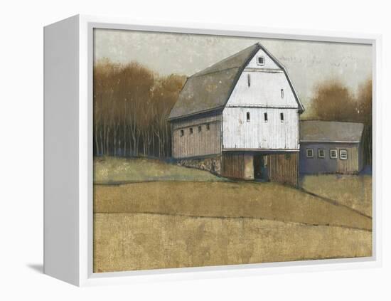 White Barn View II-Tim O'toole-Framed Stretched Canvas