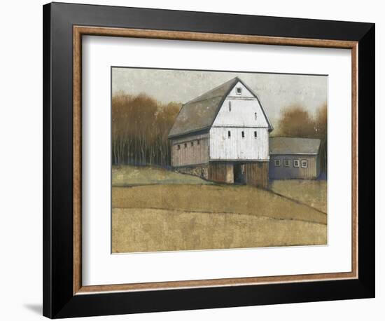 White Barn View II-Tim O'toole-Framed Premium Giclee Print