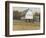 White Barn View II-Tim O'toole-Framed Art Print