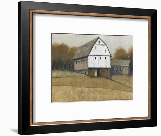 White Barn View II-Tim O'toole-Framed Art Print