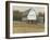 White Barn View II-Tim O'toole-Framed Art Print