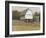 White Barn View II-Tim O'toole-Framed Art Print