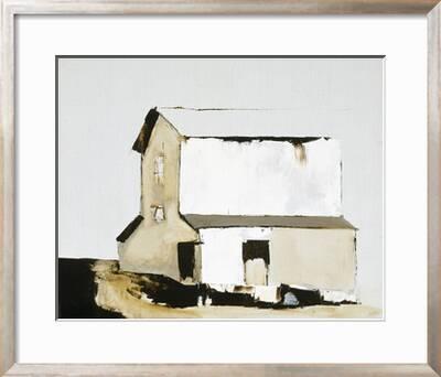 White Barn Premium Giclee Print Sandra Pratt Art Com