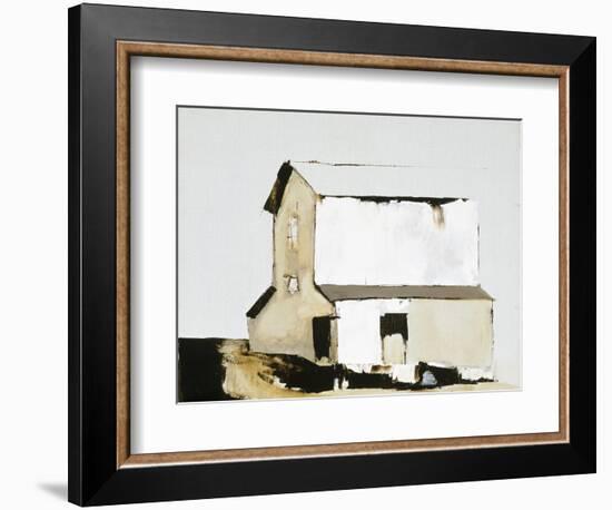 White Barn-Sandra Pratt-Framed Giclee Print